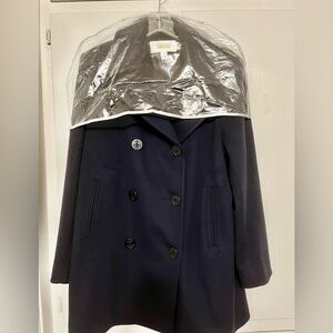 Talbots Wool Peacoat Dark Navy Blue (size 12) - New